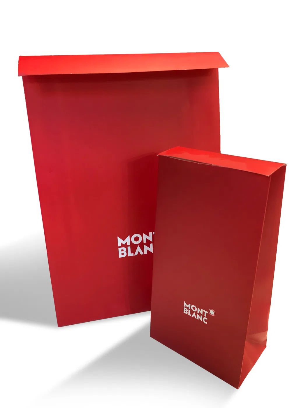 Pochettes rouges Montblanc à rabat