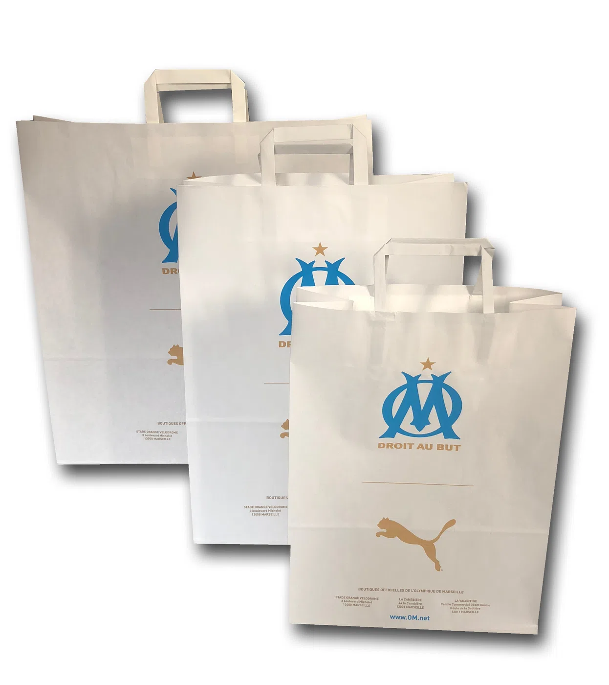 Collection Olympique de Marseille à poignées plates