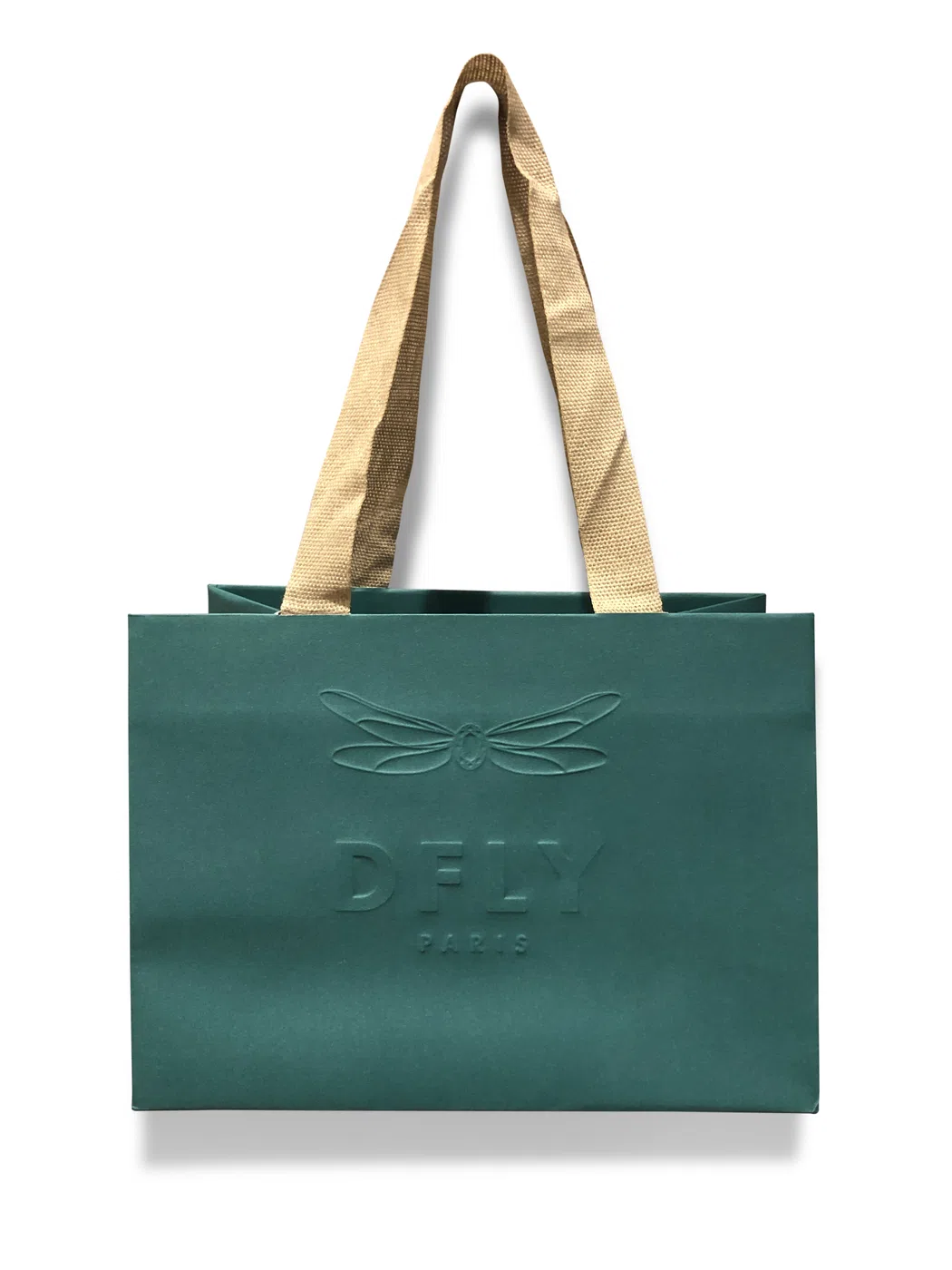 Sac vert DFLY à longues anses textiles