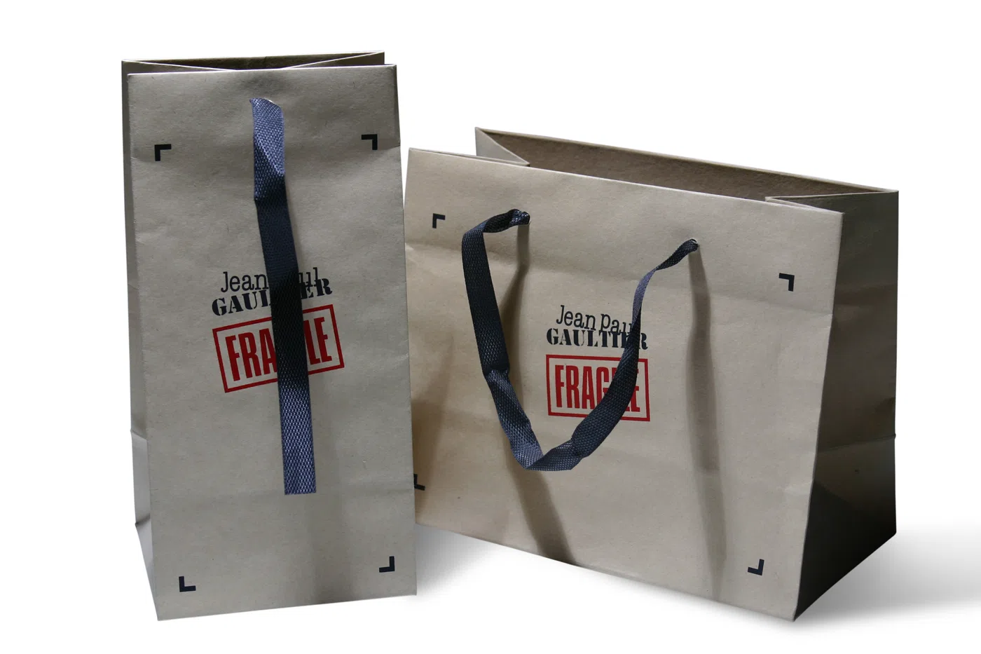Deux sacs Jean Paul Gaultier à poignées textiles